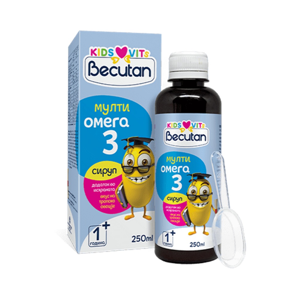 BECUTAN KIDS VITS МУЛТИ-ОМЕГА-3 СИРУП