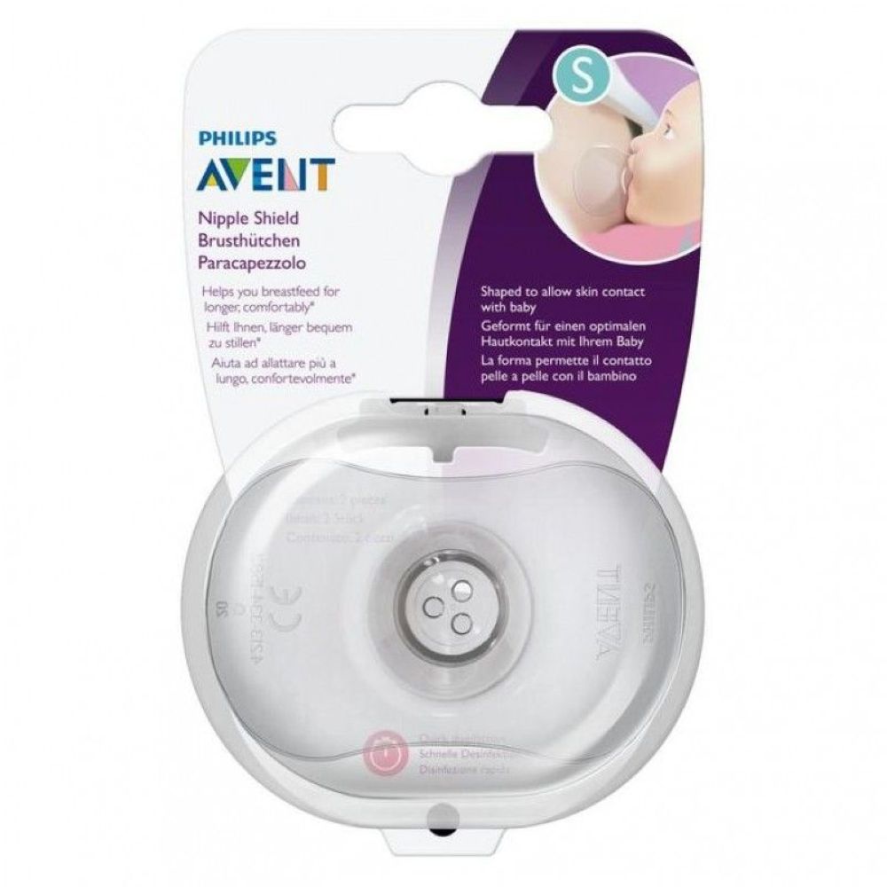 PHILIPS AVENT NIPPLE SHIELD <br> Вештачки силиконски брадавици, С (мали 15мм)