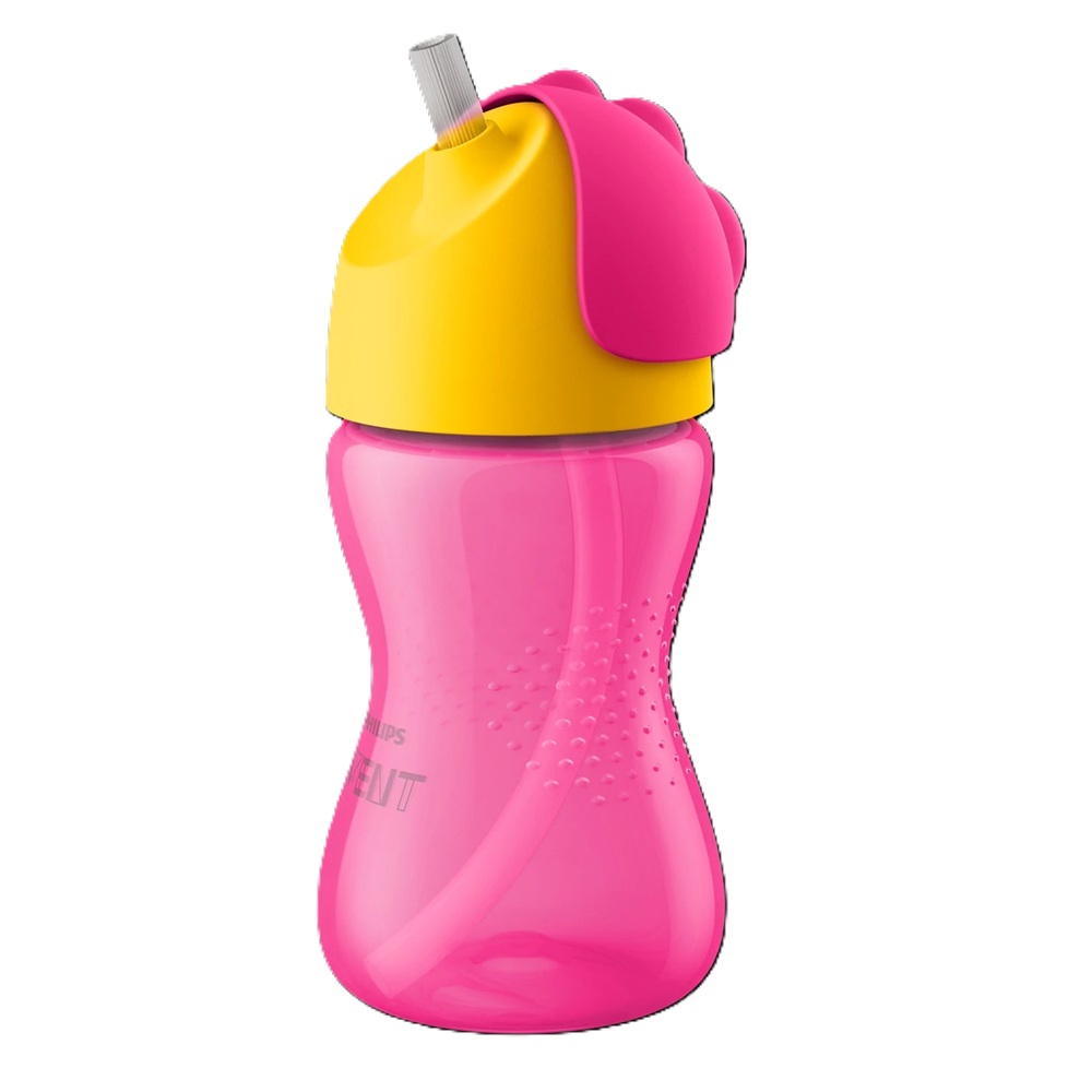 PHILIPS AVENT STRAW CUPS <br> Чаша со силиконска цевка, за 12+ месеци, 300мл.