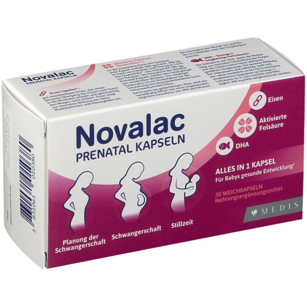 NOVALAC PRENATAL CPS. X 30