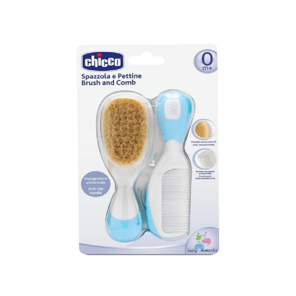 CHICCO SET CESEL I CETKA SINO PRIRODNO VLAKNO