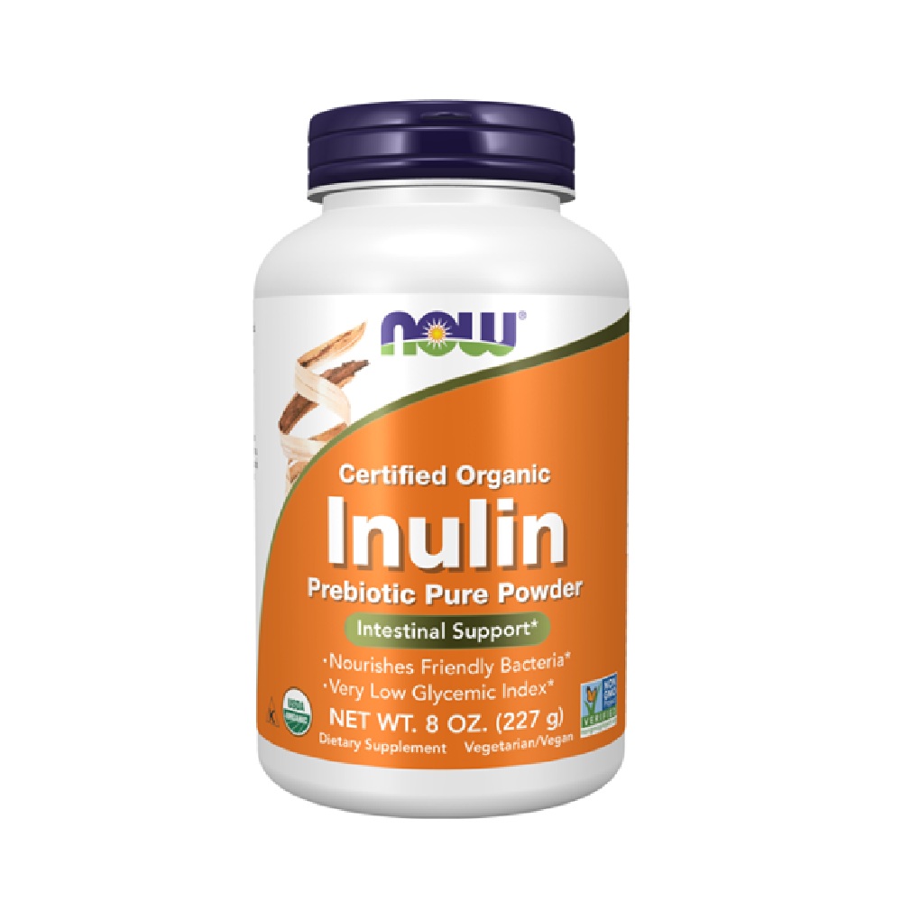 NOW INULIN PURE POWDER <br> Природен пребиотик, 227гр.