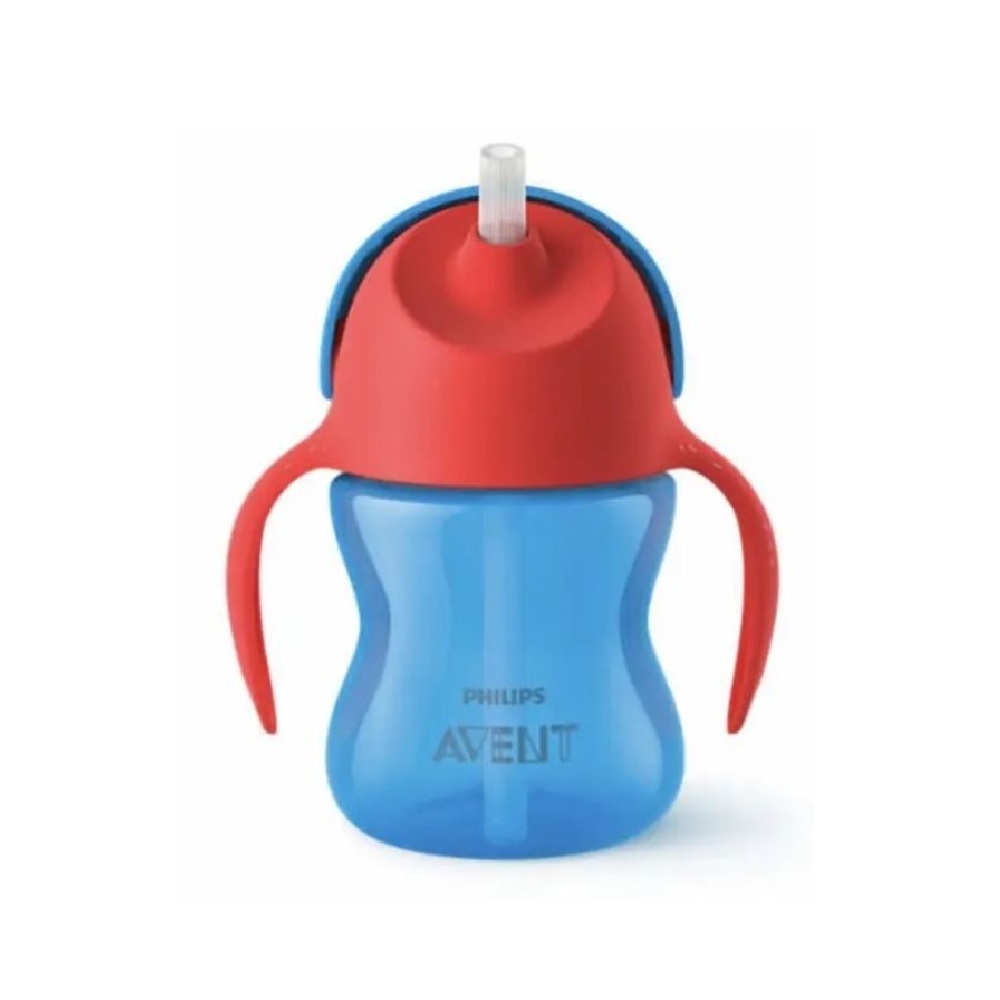 PHILIPS AVENT STRAW CUPS <br> Пластична чаша со цевка, за 9+ месеци, 200мл, виолетова