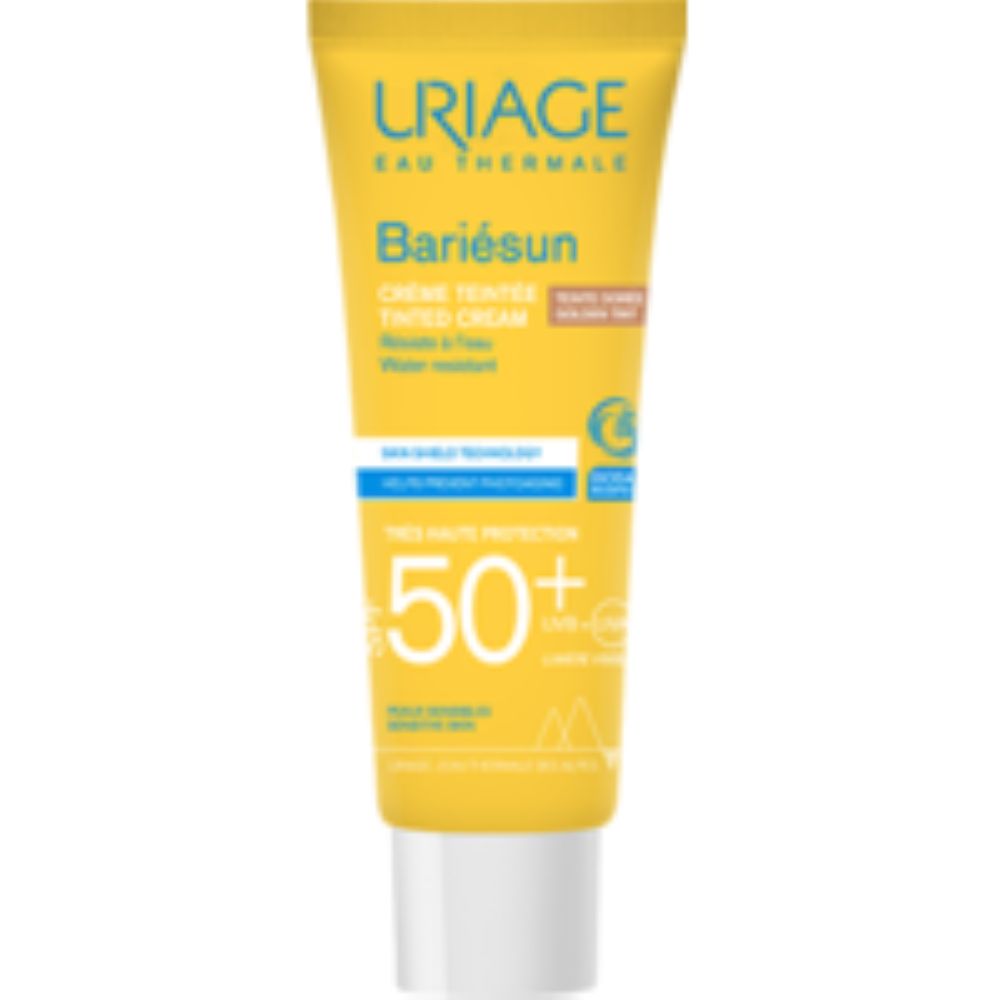 URIAGE EAU THERMALE BARIESUN GOLDEN TINTED SPF50 <br> Тонирана крема со потемна нијанса, 50мл.