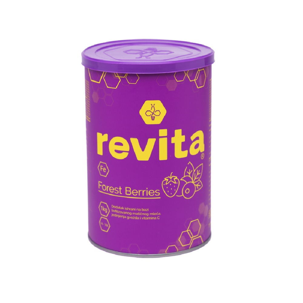 REVITA FE FOREST BERRIES <br> Додаток во исхрана со двовалентно железо, 1000гр.