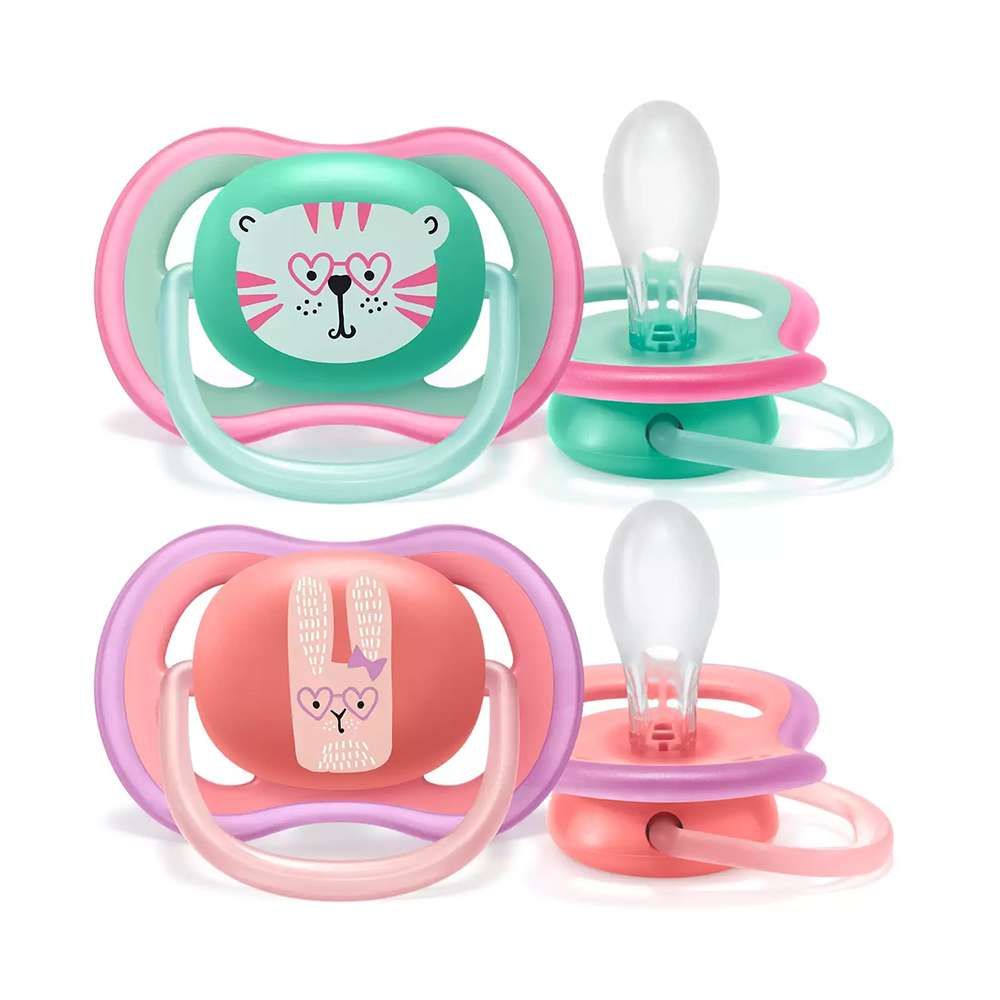PHILIPS AVENT ULTRA AIR PACIFIER <br> Силиконска цуцла лажливка, за 18+ месеци