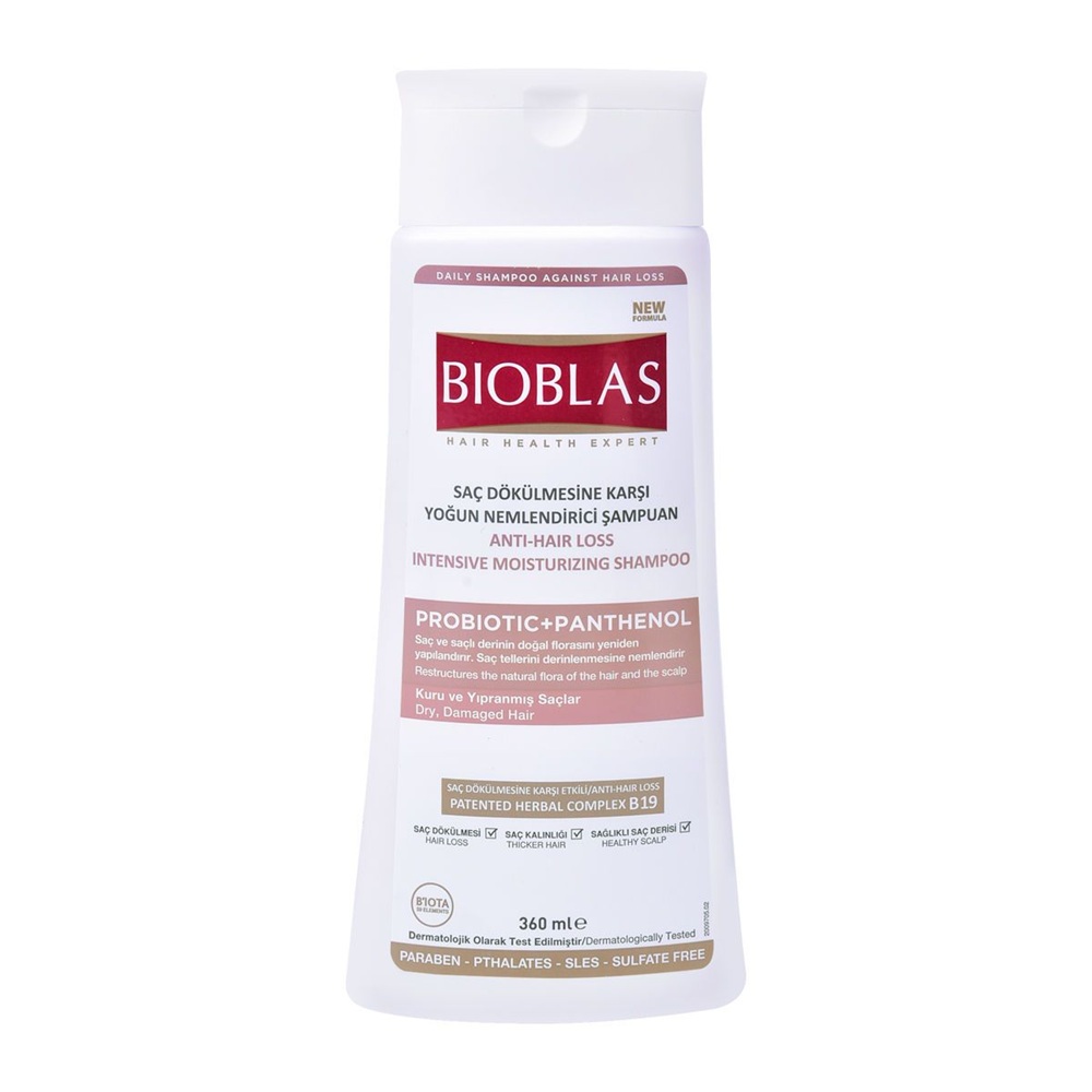 BIOBLAS PROBIOTIC+ PANTHENOL SHAMPOO <br> Шампон против опажање на косата, 360мл.