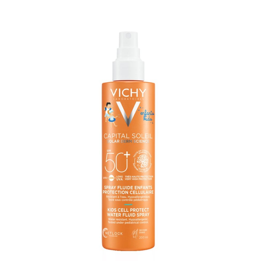 VICHY CAPITAL SOLEIL KIDS ANTI-SAND SPRAY SPF50+ <br> Дестски спреј за чувствителна кожа 200мл