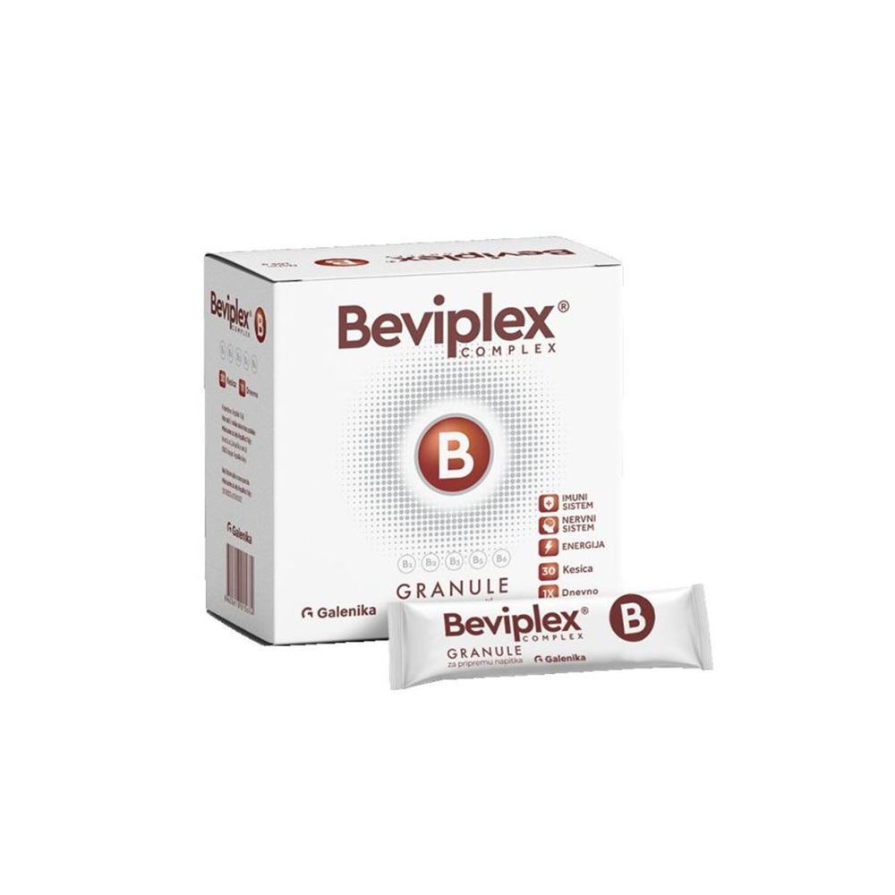 GALENIKA BEVIPLEX COMPLEX <br> Бевиплекс Б (б-комплекс) гранули, 30 кесички