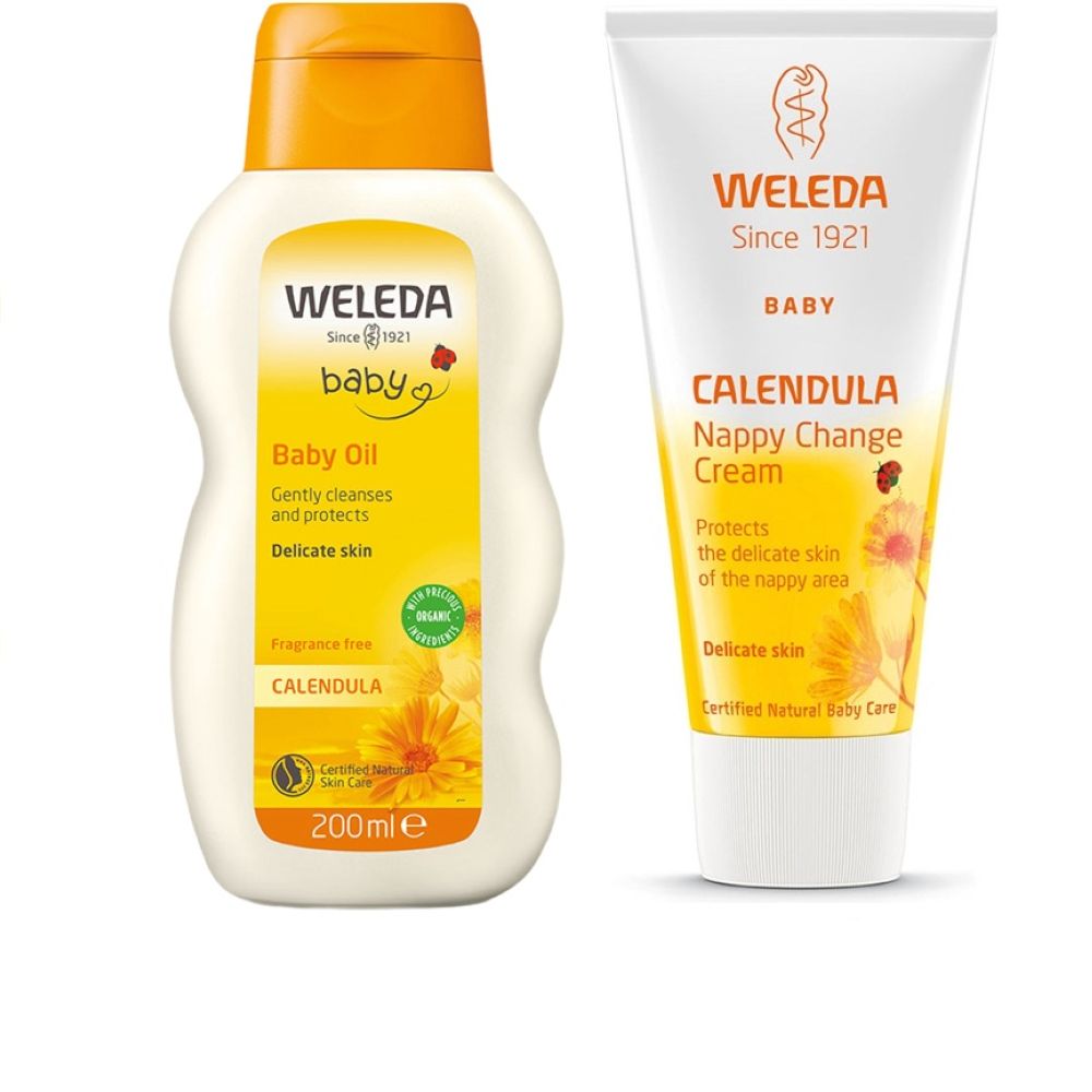 WELEDA SET <br> Масло од невен + крем за пеленска регија