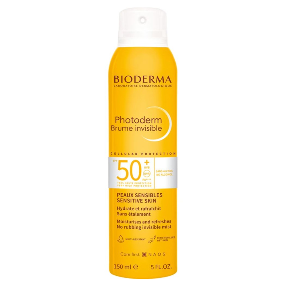 BIODERMA BRUME SPF 50 <br> Транспарентен спреј за лице и тело, 150мл.