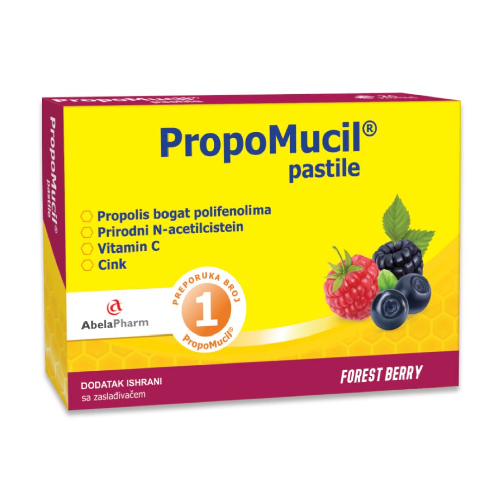 ABELAPHARM PROPOMUCIL PASTILE <br> Пастили со шумско овошје