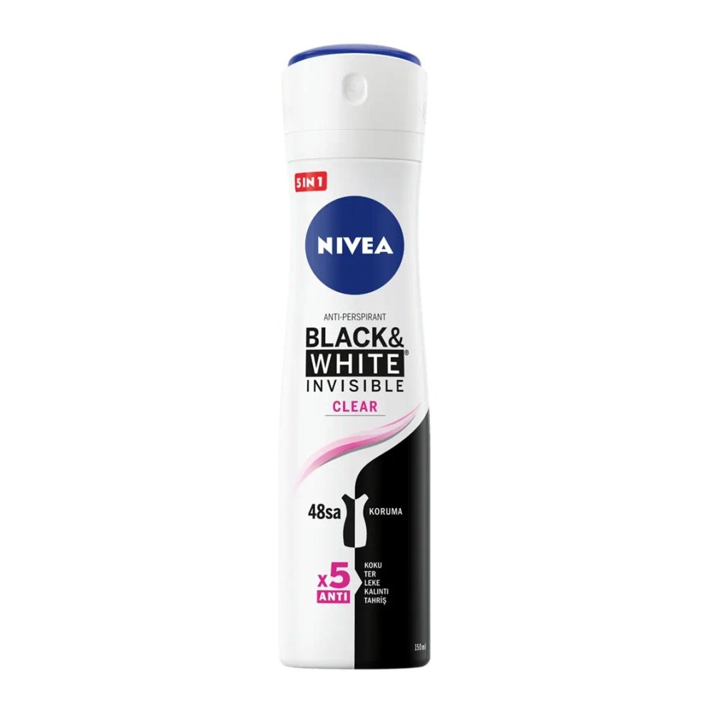 NIVEA BLACK & WHITE INVISIBLE <br> Дезодоранс, 150мл.