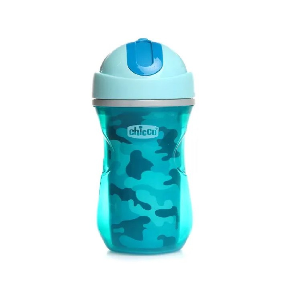 CHICCO SPORT CUP TEAL <br> Чаша термо со цевче за 14+ месеци