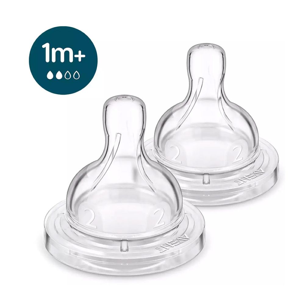 PHILIPS AVENT ANTI-COLIC NIPPLE <br> Цуцла со анти-колик систем, за 0+ месеци