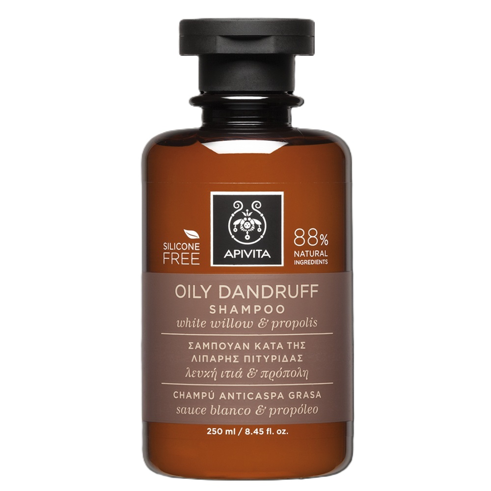 APIVITA OILY DANDRUFF SHAMPOO <br> Шампон против масна коса и скалп со првут, 250мл.