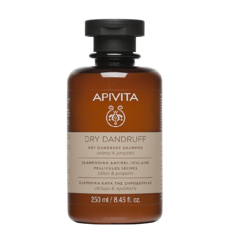 APIVITA DRY DANDRUFF SHAMPOO <br> Шампон за сув првут од целер и прополис, 250мл.