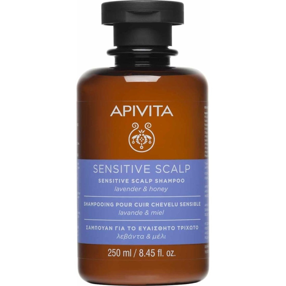 APIVITA SENSITIVE SCALP SHAMPOO WITH PREBIOTICS & HONEY <br> Шампон за коса чувствителен скалп и деликатна нега, 250мл.