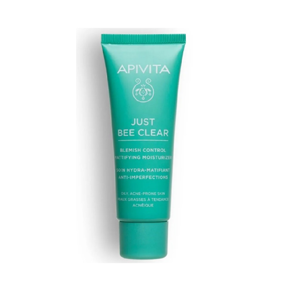 APIVITA JUST BEE CLEAR BLEMISH CONTROL MATTIFYING MOISTURIZER <br> Матирачка хидратантна крема, 40мл.