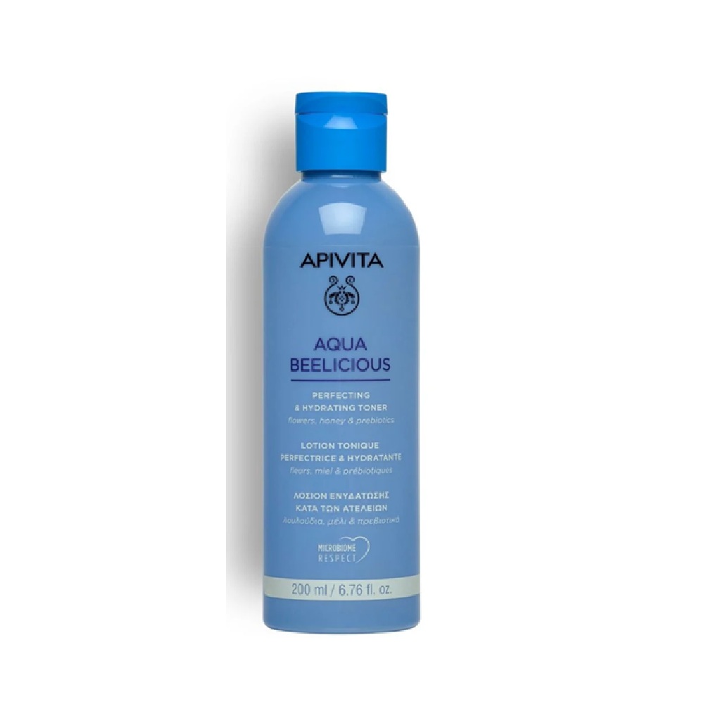 АQUA BEELICIOUS PERFECTING & HYDRATING TONER <br> Хидратантен тоник за лице, 200мл.