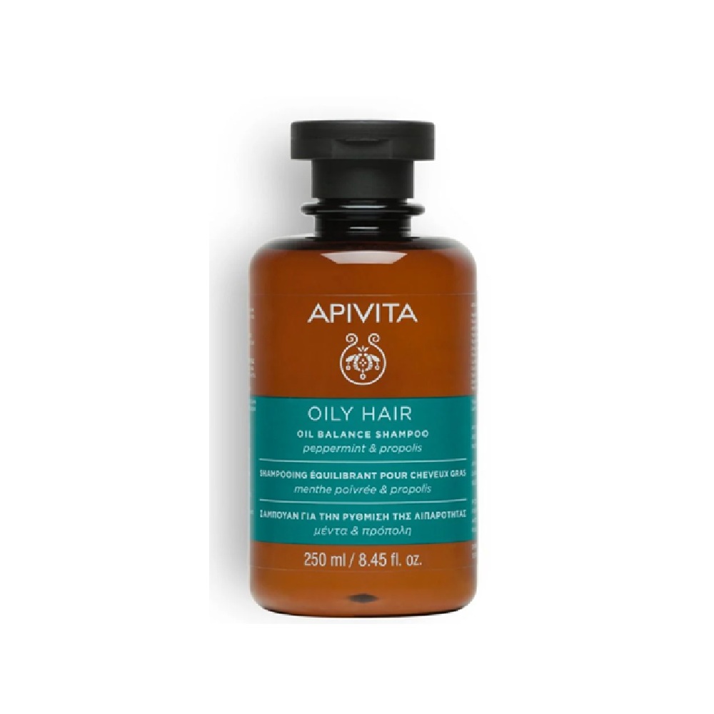 APIVITA OILY HAIR OIL BALANCE SHAMPOO <br> Шампон за мрсна коса, 250мл.