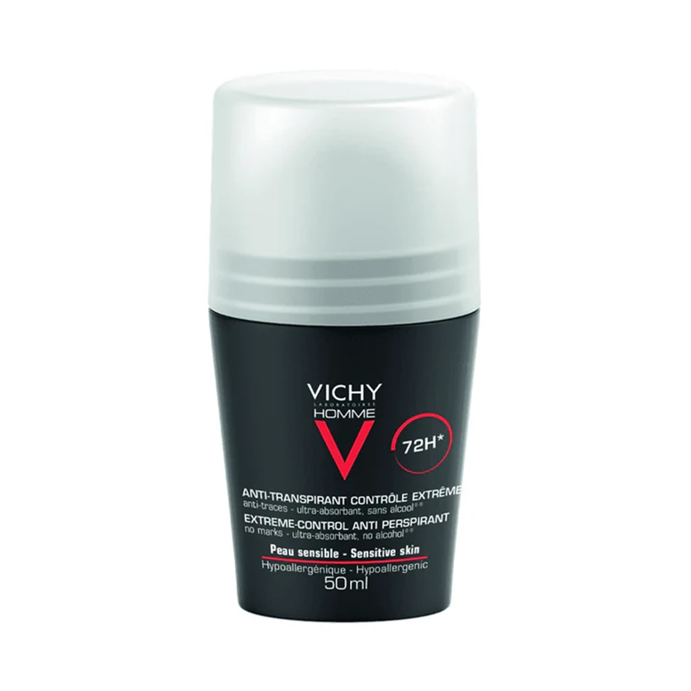 VICHY HOMME DEODORANT BILLE ANTI-TRANSPIRANT 72H <br> Ролон за мажи, за сите типови на кожа