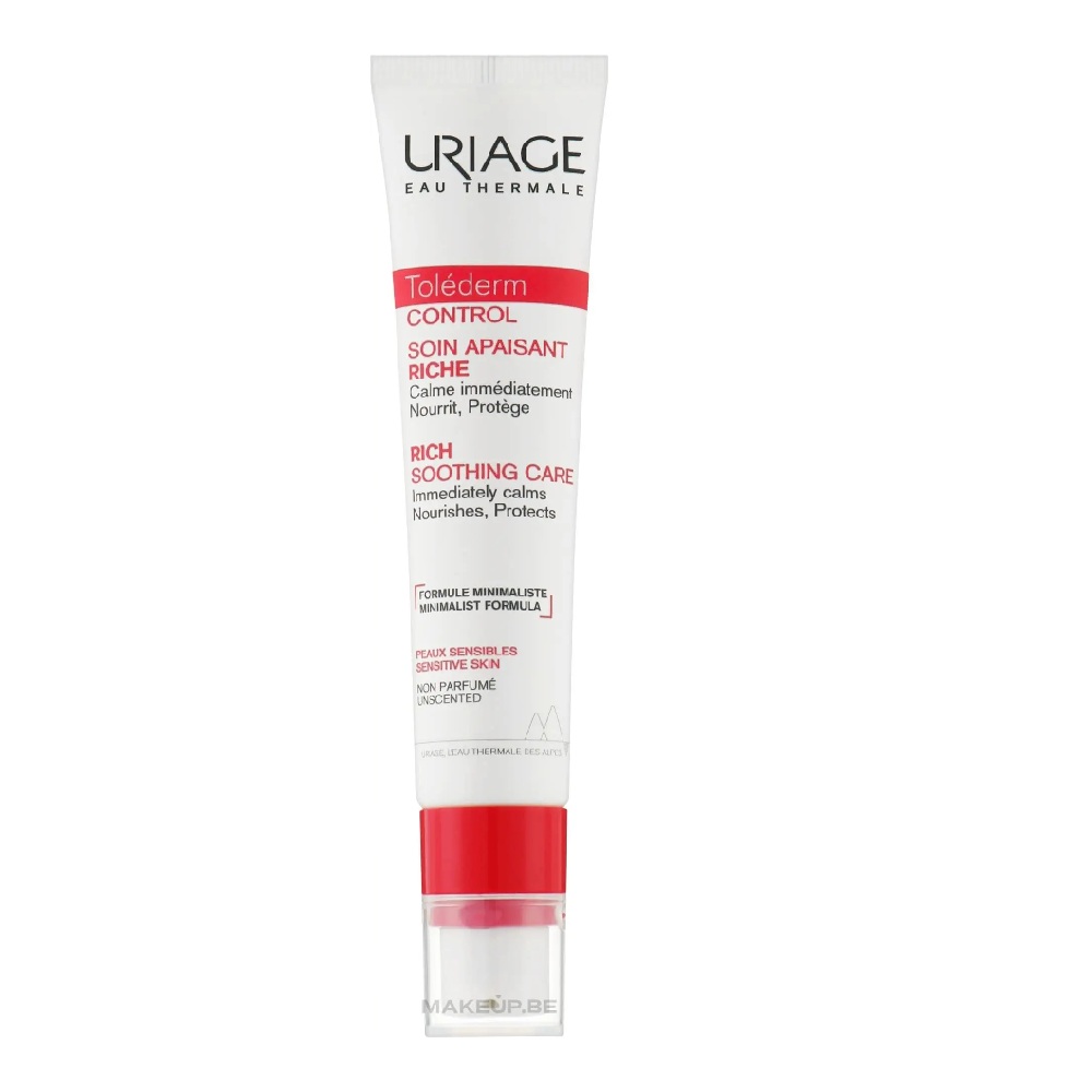 URIAGE EAU THERMALE TOLEDERM CONTROL RICH INTENSIVE CALMING CARE <br> Крема за чувствителна кожа, 40мл.